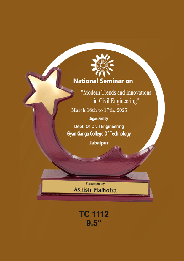 Acrylic Trophies maker for Dance Competitions in Delhi   