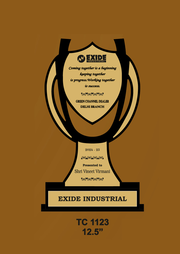 Acrylic Trophies maker for Dance Competitions in Delhi   
