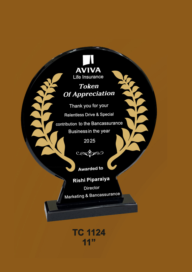 Acrylic Trophies maker for Dance Competitions in Delhi   