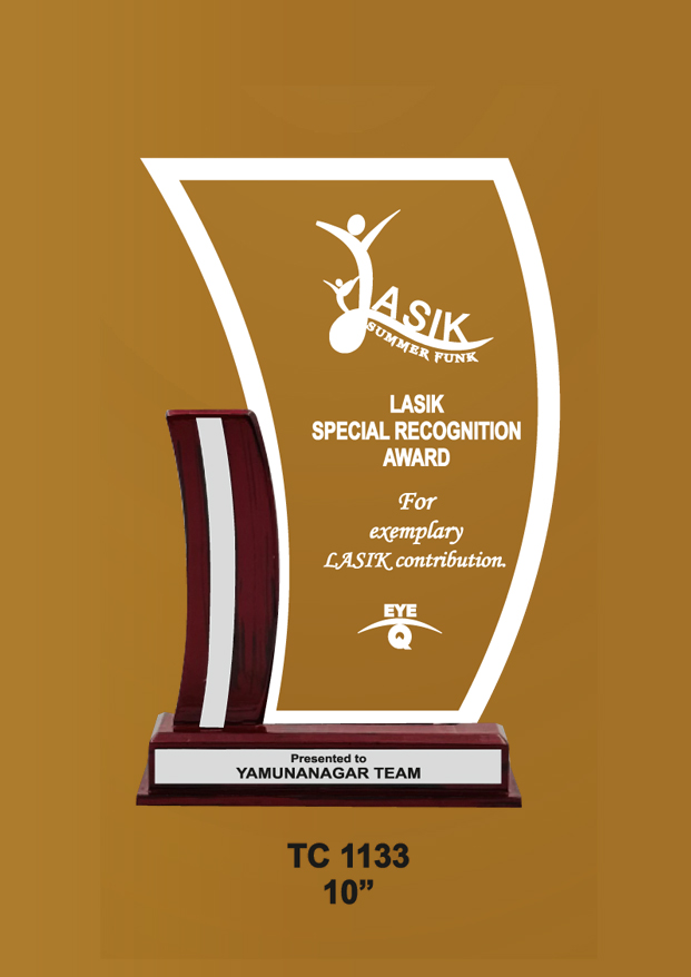 Acrylic Trophies maker for play schools in Delhi   