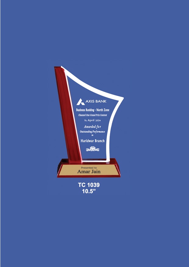Acrylic Trophy Manufacturer in Banglore 
