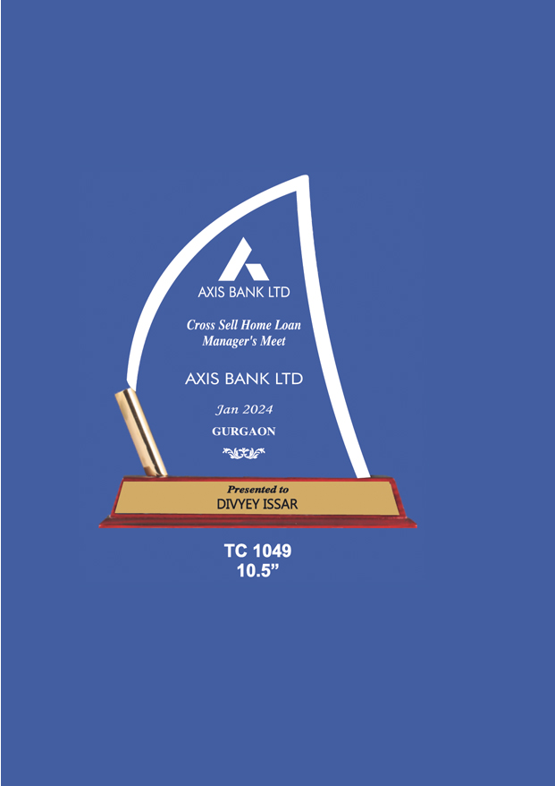 Acrylic Trophy Manufacturer in Mumbai, 