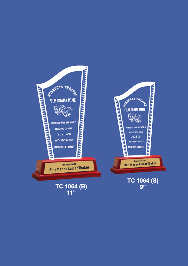 Acrylic Trophy Supplier in India 