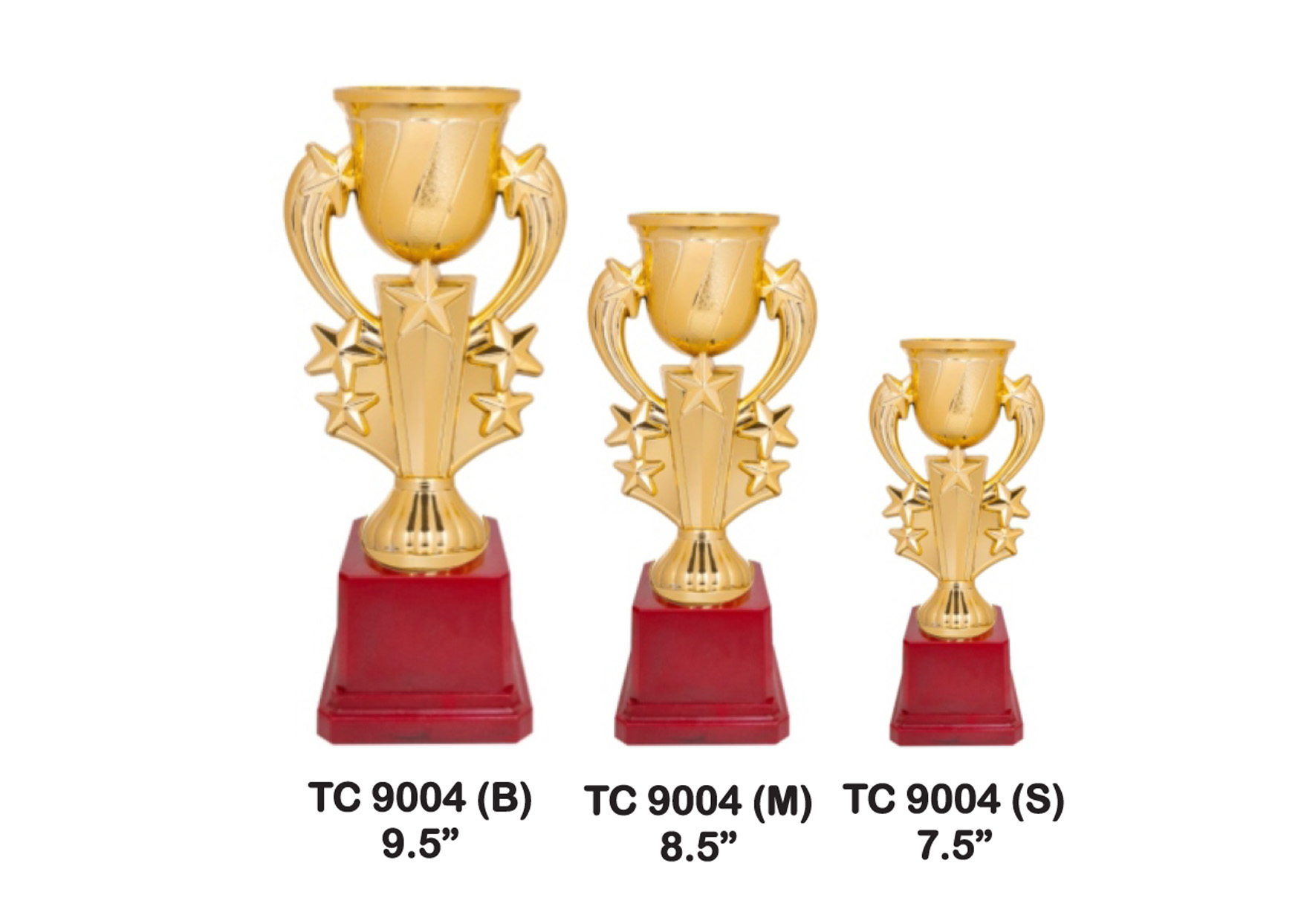 Flag Trophies with Red Base in Bangalore