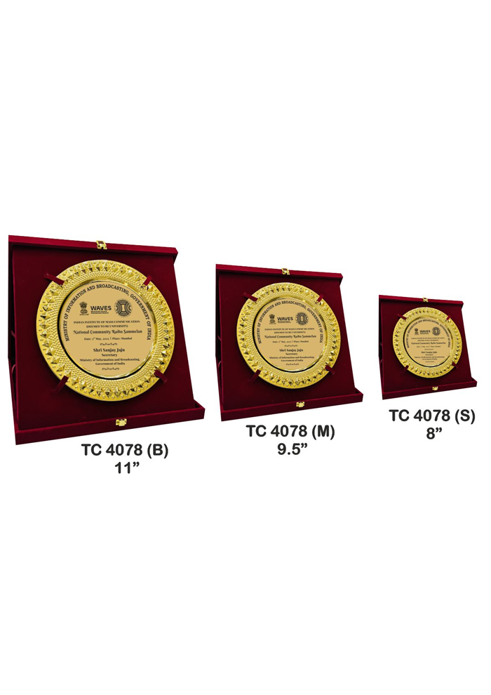 Metal Frame trophies retail store in delhi