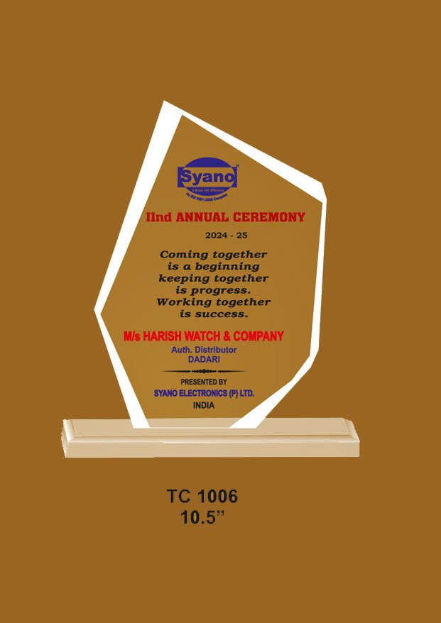 Acrylic Trophy in Delhi