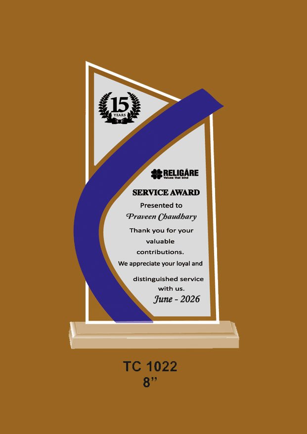 Acrylic Trophy in Delhi