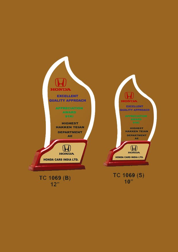 Acrylic Trophy in Delhi