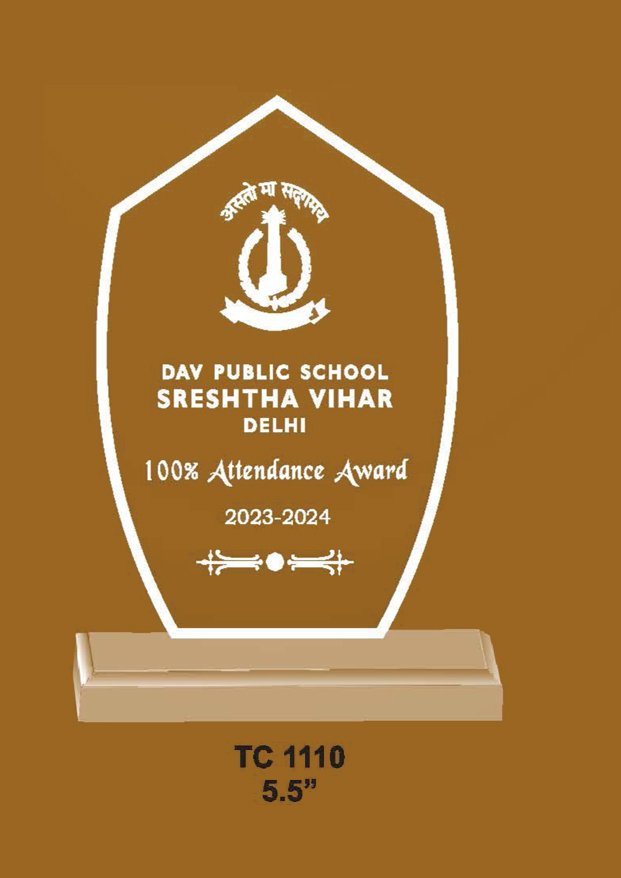 Acrylic Trophy in Delhi