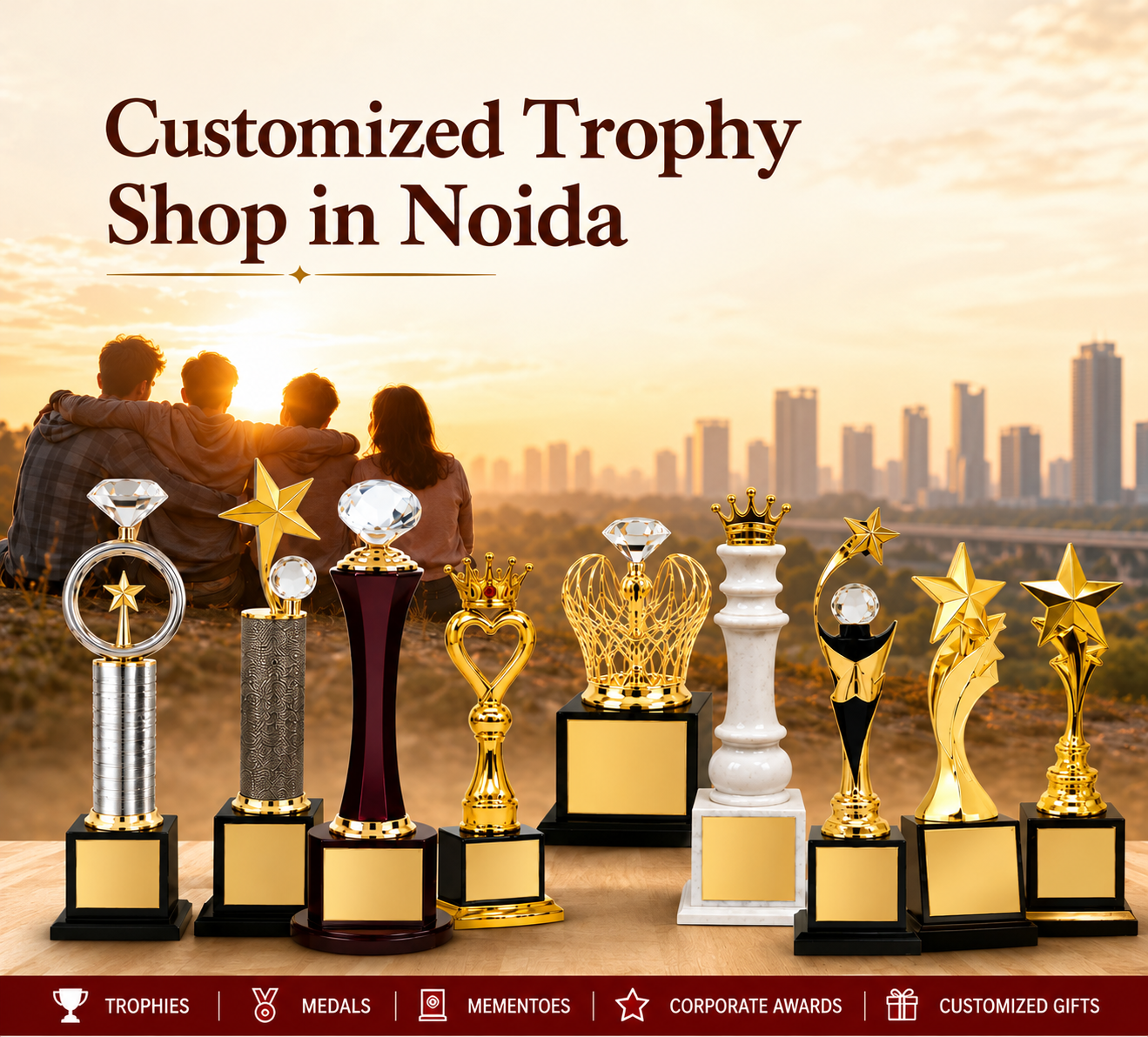 Custom Awards manufacturer in Noida