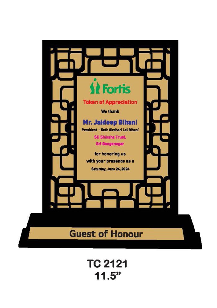 Wooden Trophy Trophy in Delhi